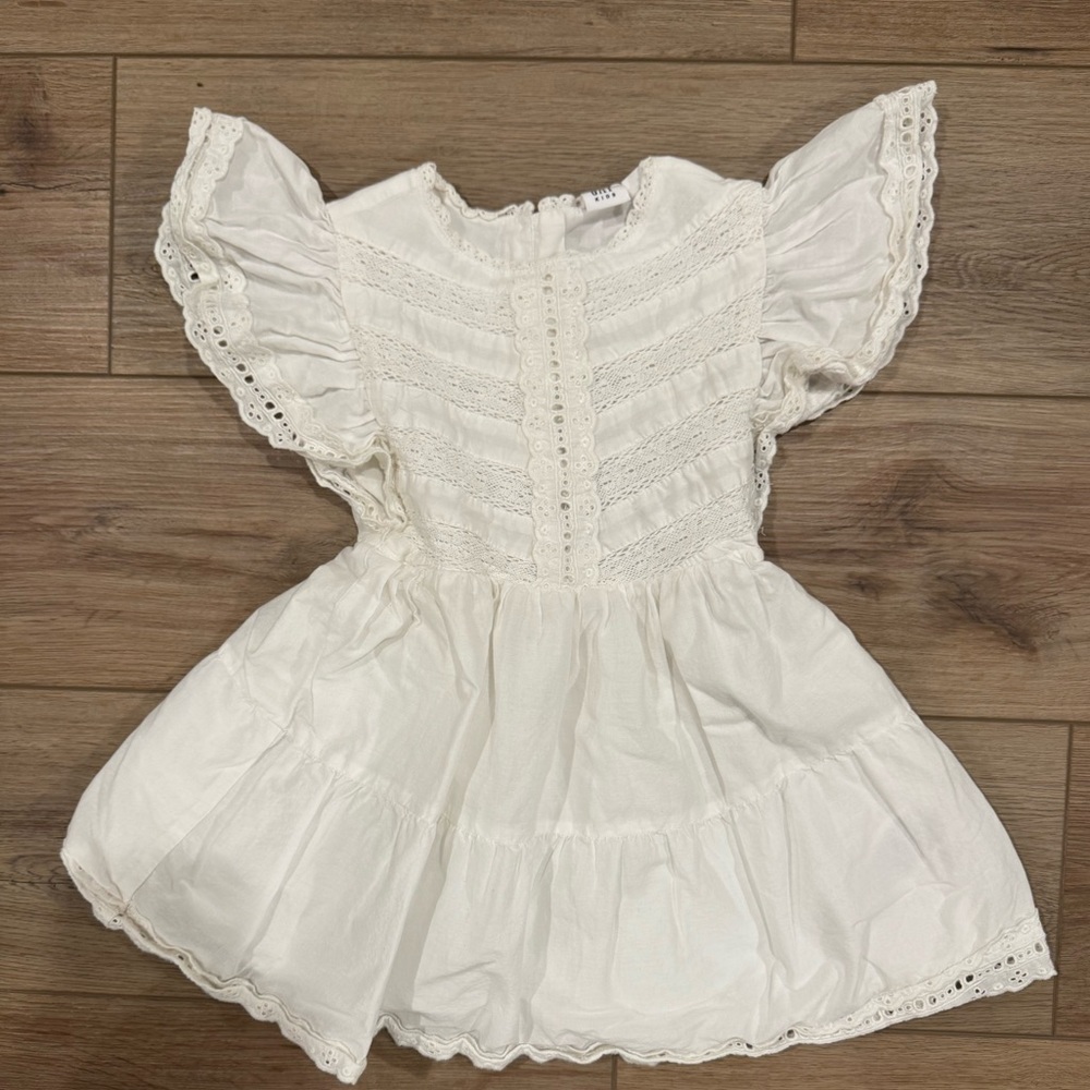 GAP Kids Lace Tiered Girls Ruffle Dress - XS (4/5) - Picture 3 of 7